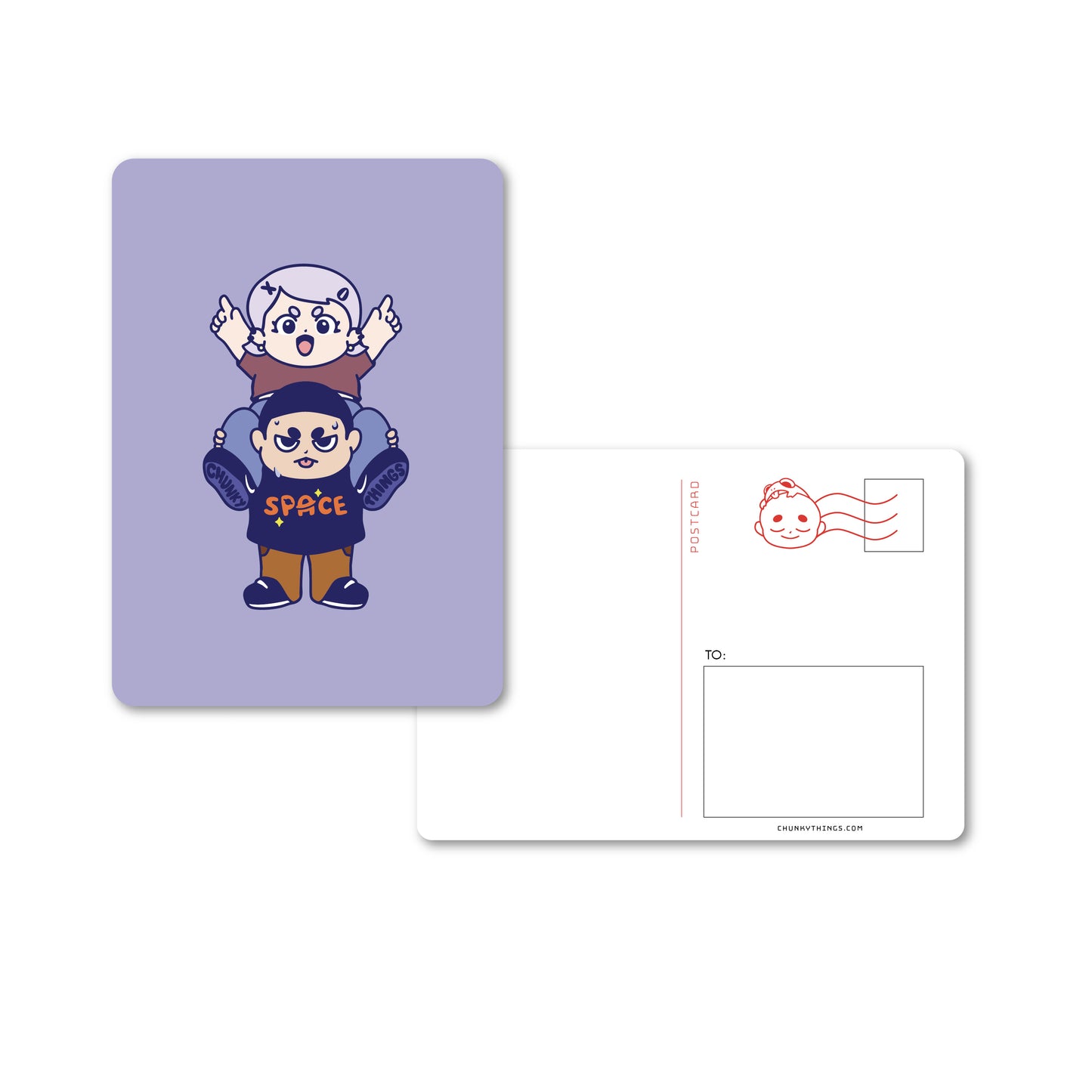 Xero and One SPACE Postcard