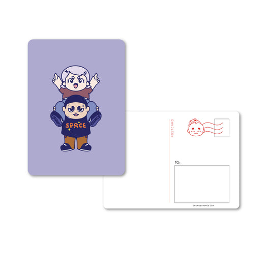 Xero and One SPACE Postcard