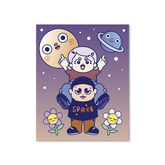 Xero and One SPACE Print