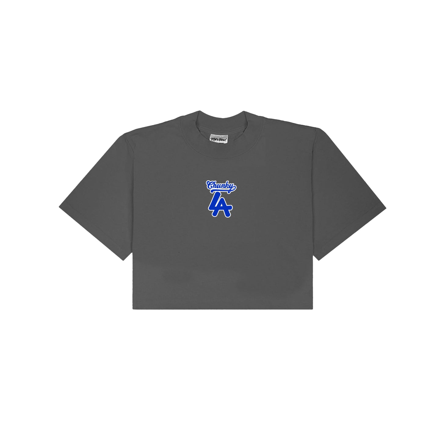 Chunkytani Slugger Blue Away Cropped T-Shirt - Shadow