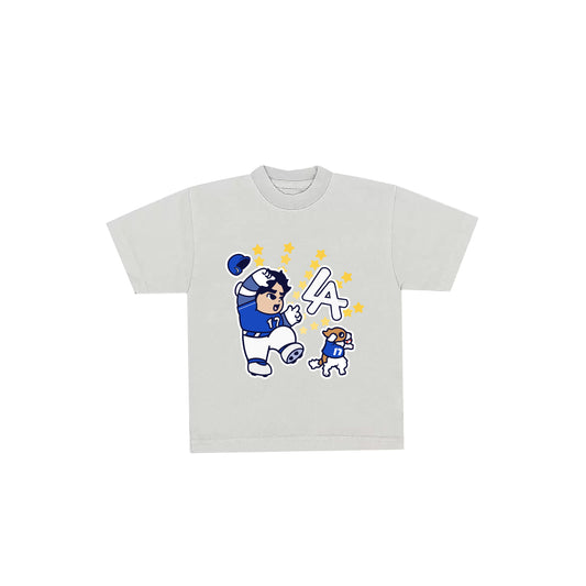 Chunkytani Champion Blue Away Kids T-Shirt - Cement
