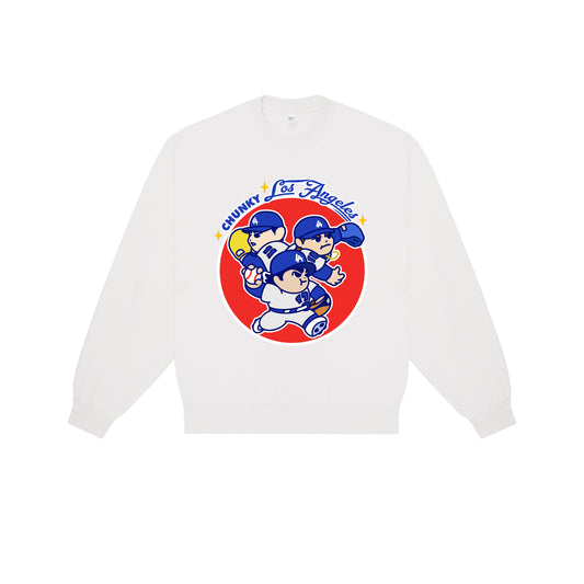 Chunkytani Bullpen 10oz Fleece Sweater - Off-White