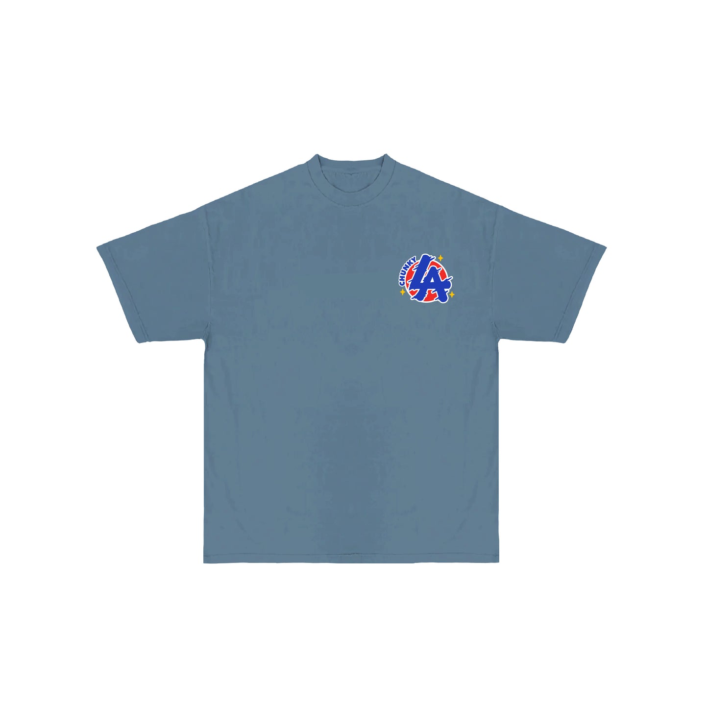 Chunkytani Bullpen T-Shirt - Denim Blue