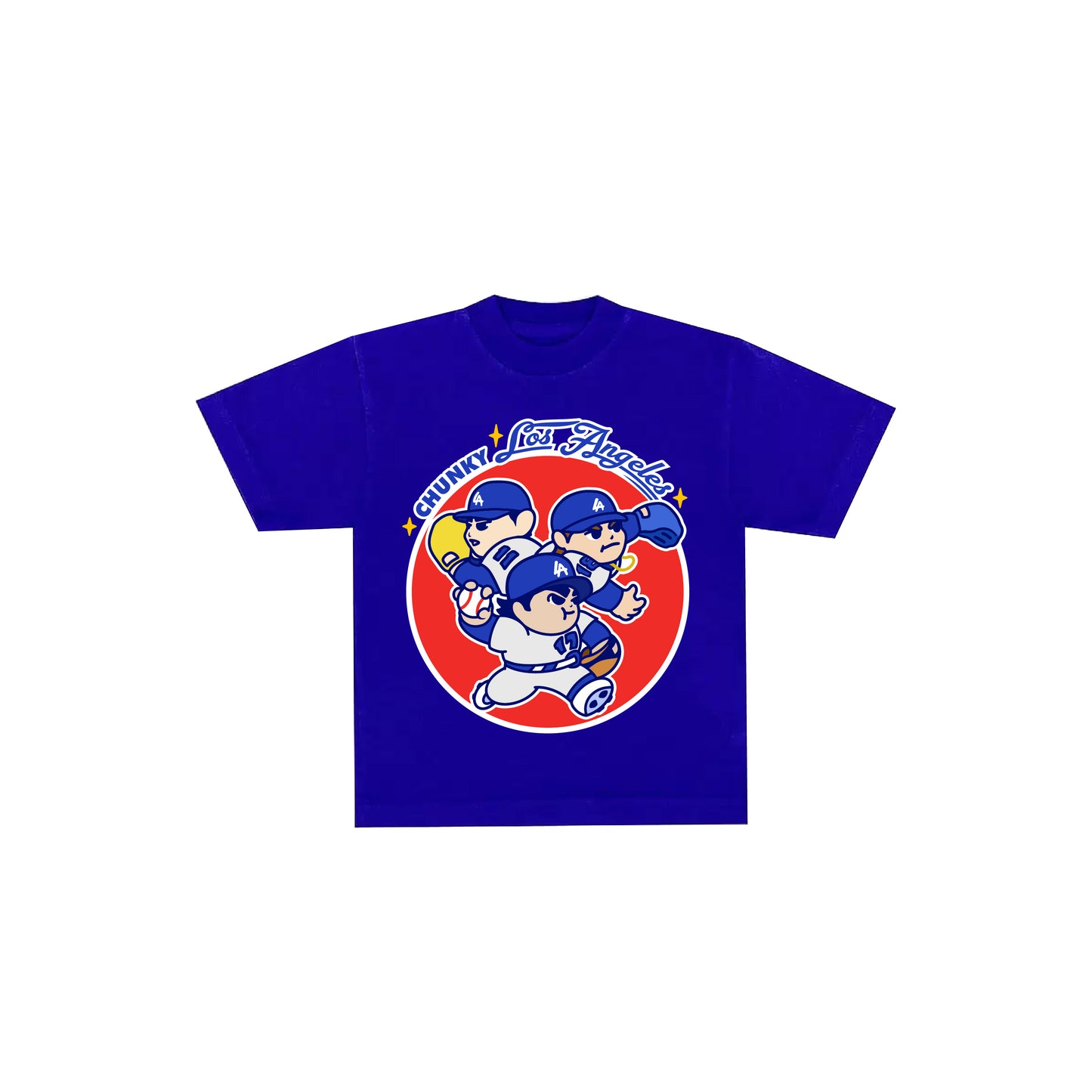 Chunkytani Bullpen Kids T-Shirt - Dodger Blue
