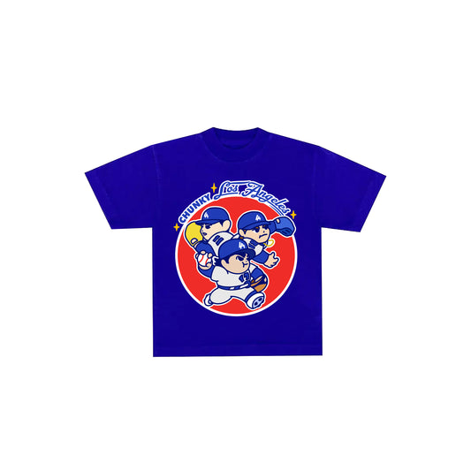 Chunkytani Bullpen Kids T-Shirt - Dodger Blue
