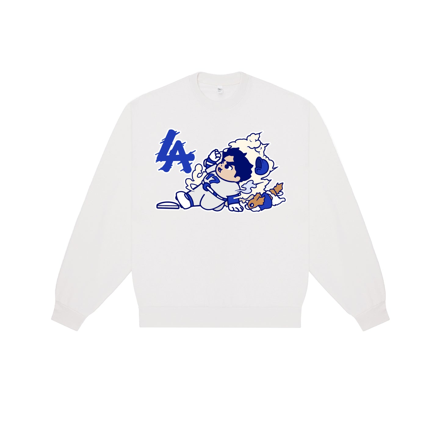 Chunkytani Slider 10oz Fleece Sweater - Off-White