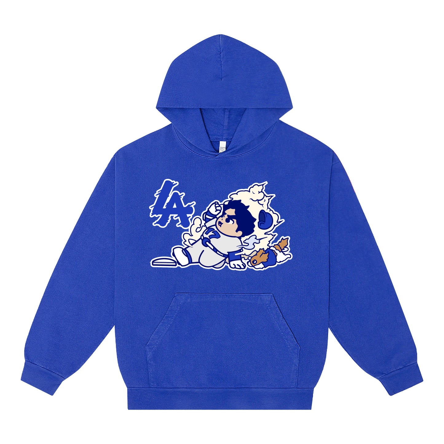 Chunkytani Slider Premium 14oz Hoodie - Dodger Blue