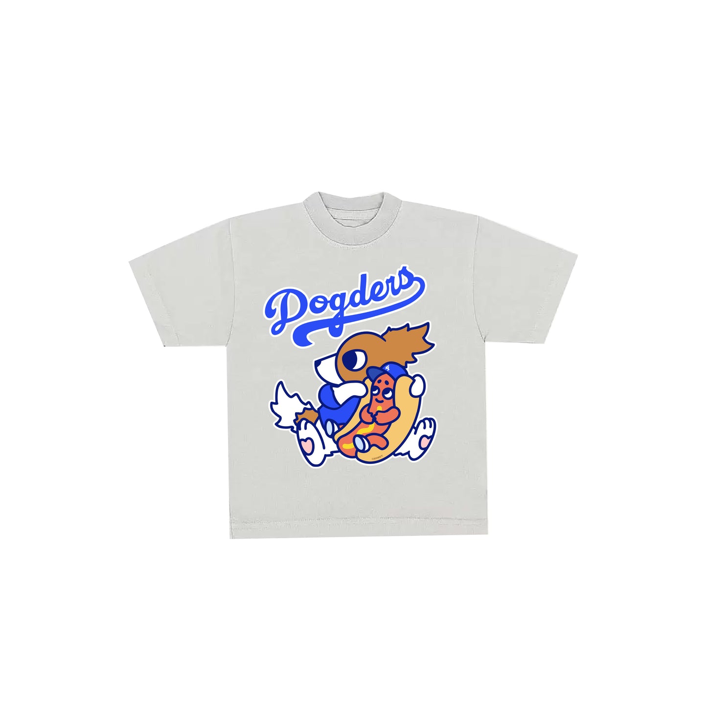 Chunkytani Hot Dogder Kids T-Shirt - Cement