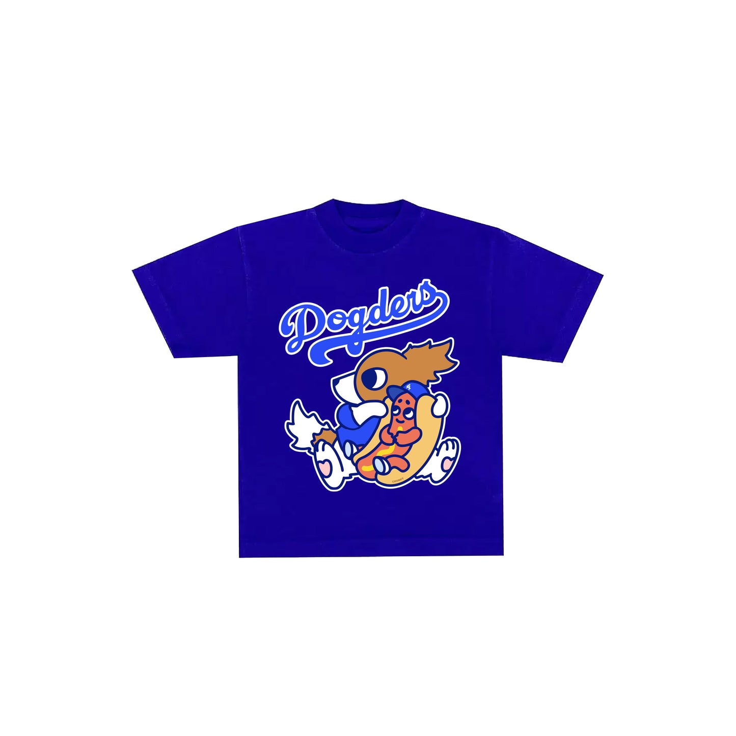 Chunkytani Hot Dogder Kids T-Shirt - Dodger Blue