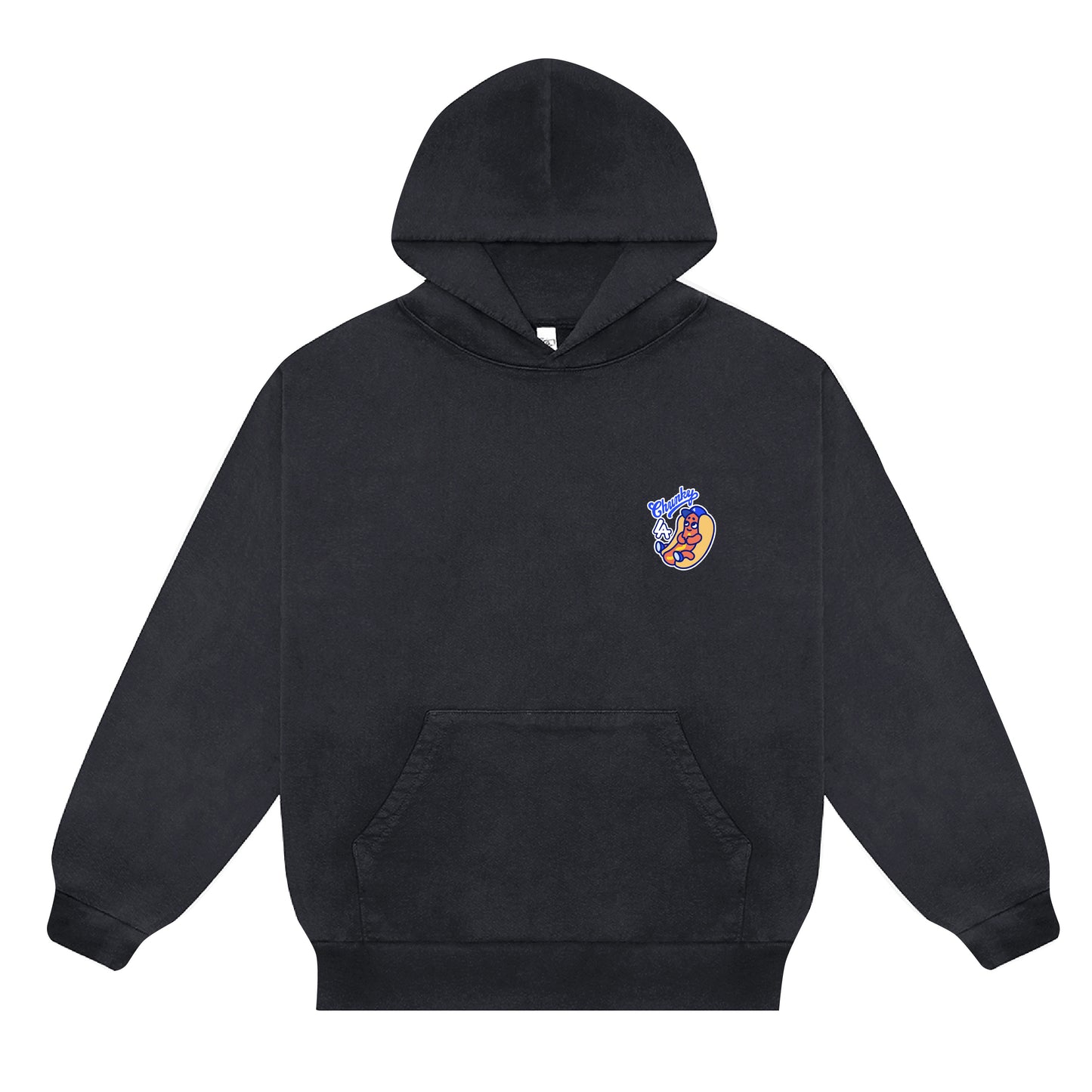 Chunkytani Hot Dogder Premium 14oz Hoodie - Black