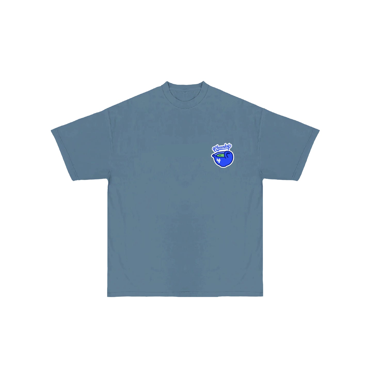 Chunkytani Matcha T-Shirt - Denim Blue