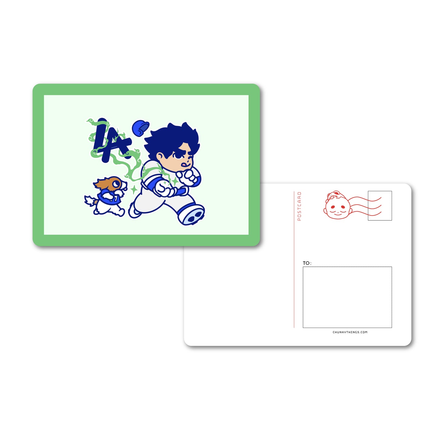 Chunkytani Matcha Postcard