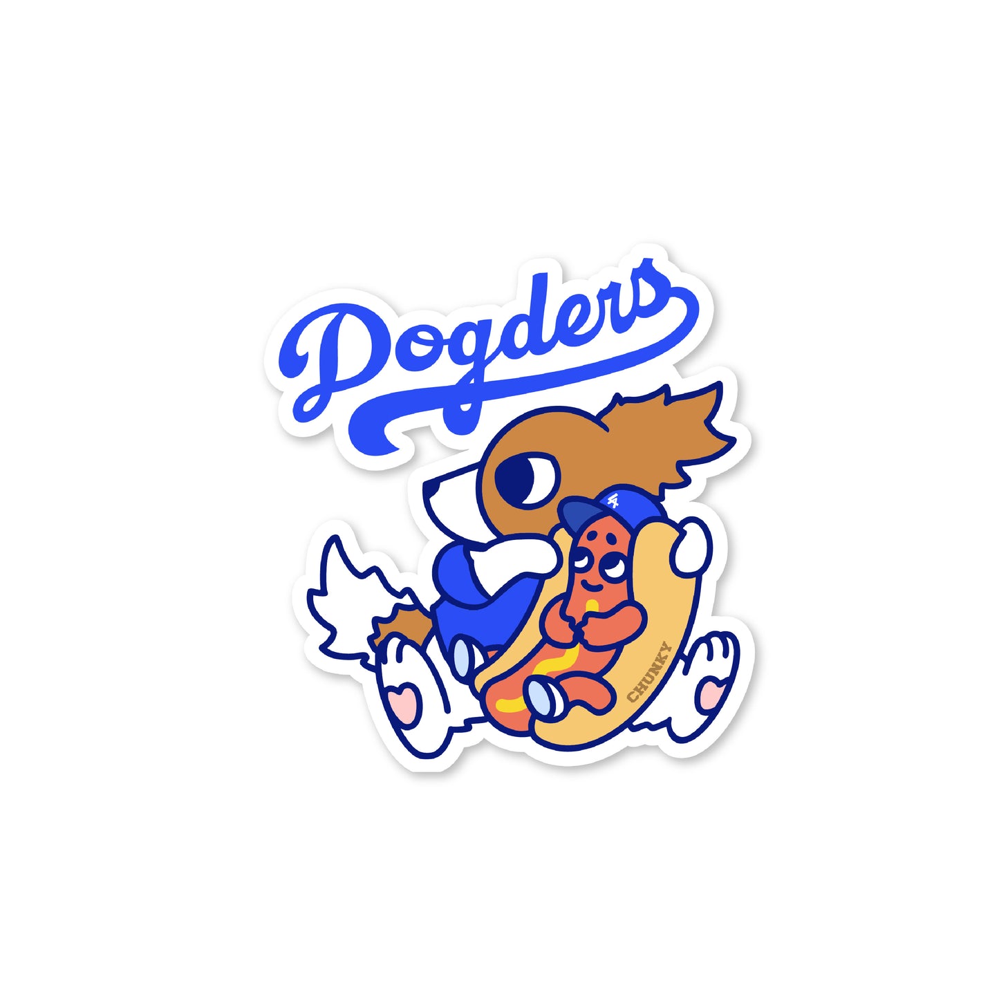 Chunkytani Dogders Sticker