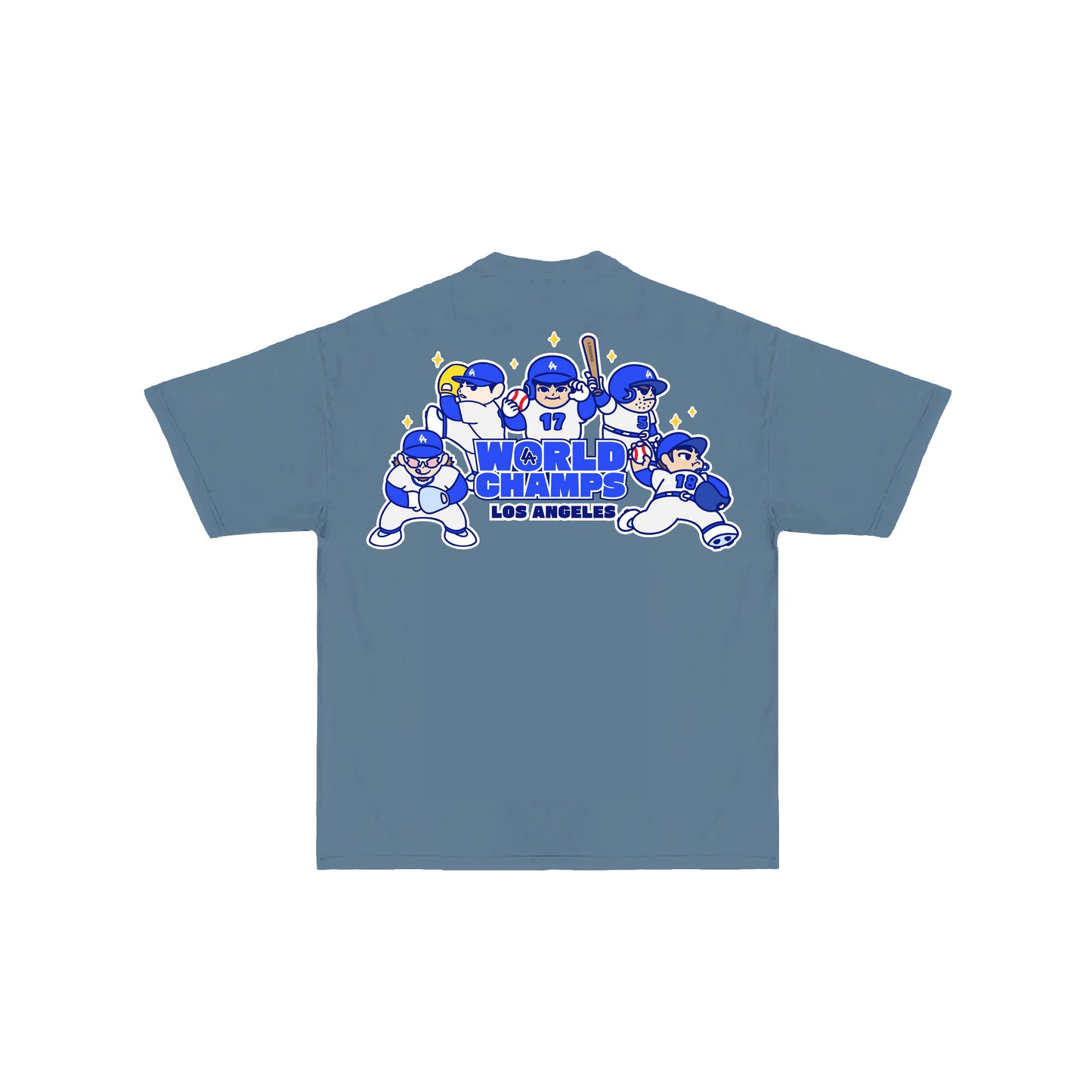 Chunkytani World Champs 2 T-Shirt - Denim Blue