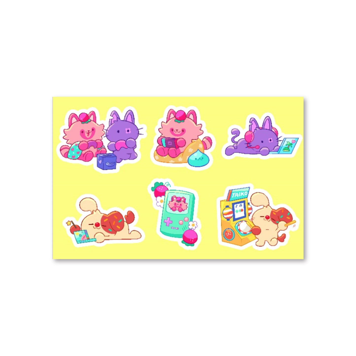 Video Game Sticker Sheet
