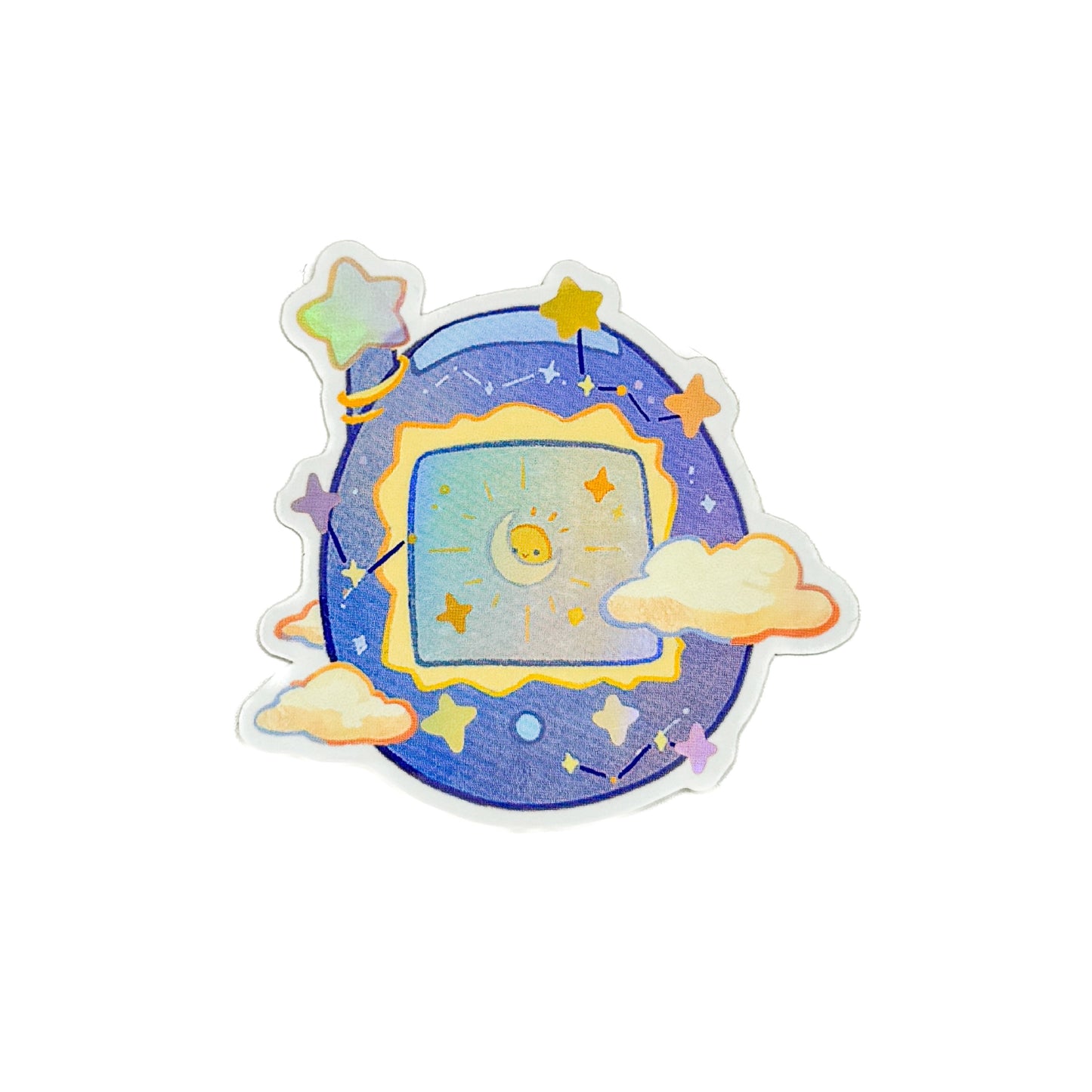Holo Tamagotchi Sticker