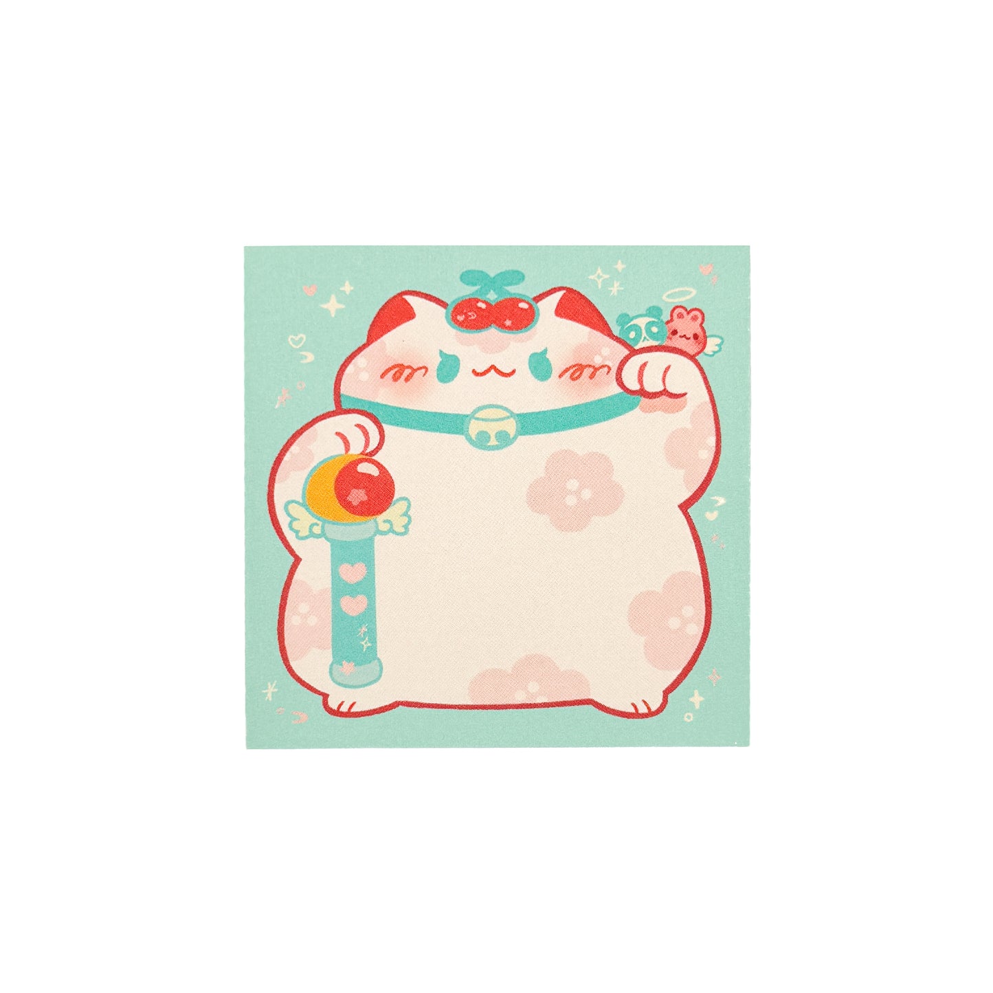 Lucky Cat Memo Pad