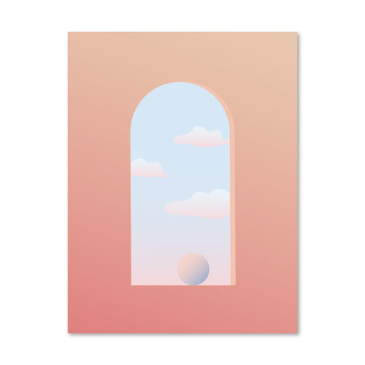 Arch Gradient Print