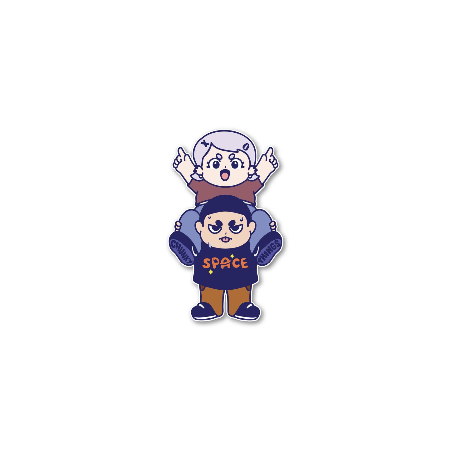 Xero and One SPACE Sticker