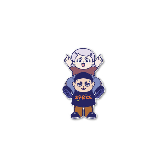 Xero and One SPACE Sticker