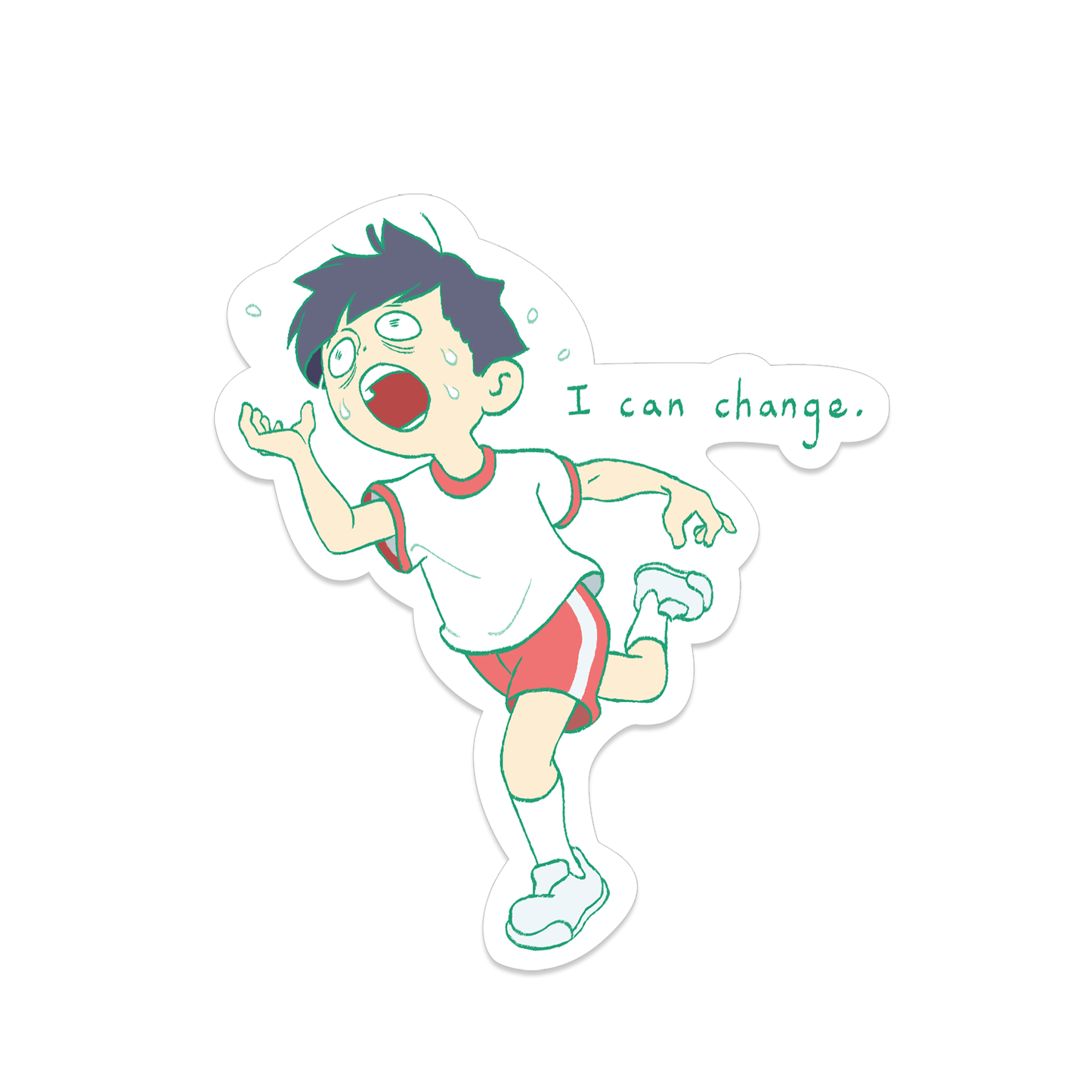 Mob Psycho "I Can Change" Sticker