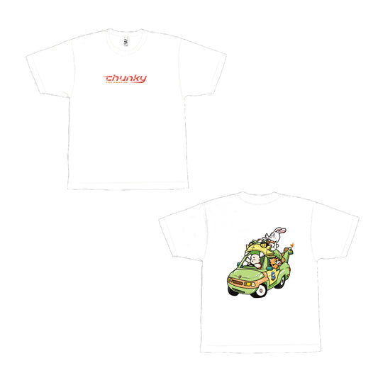 Chunky Dragon Mobile Heavyweight T-Shirt - Off-White