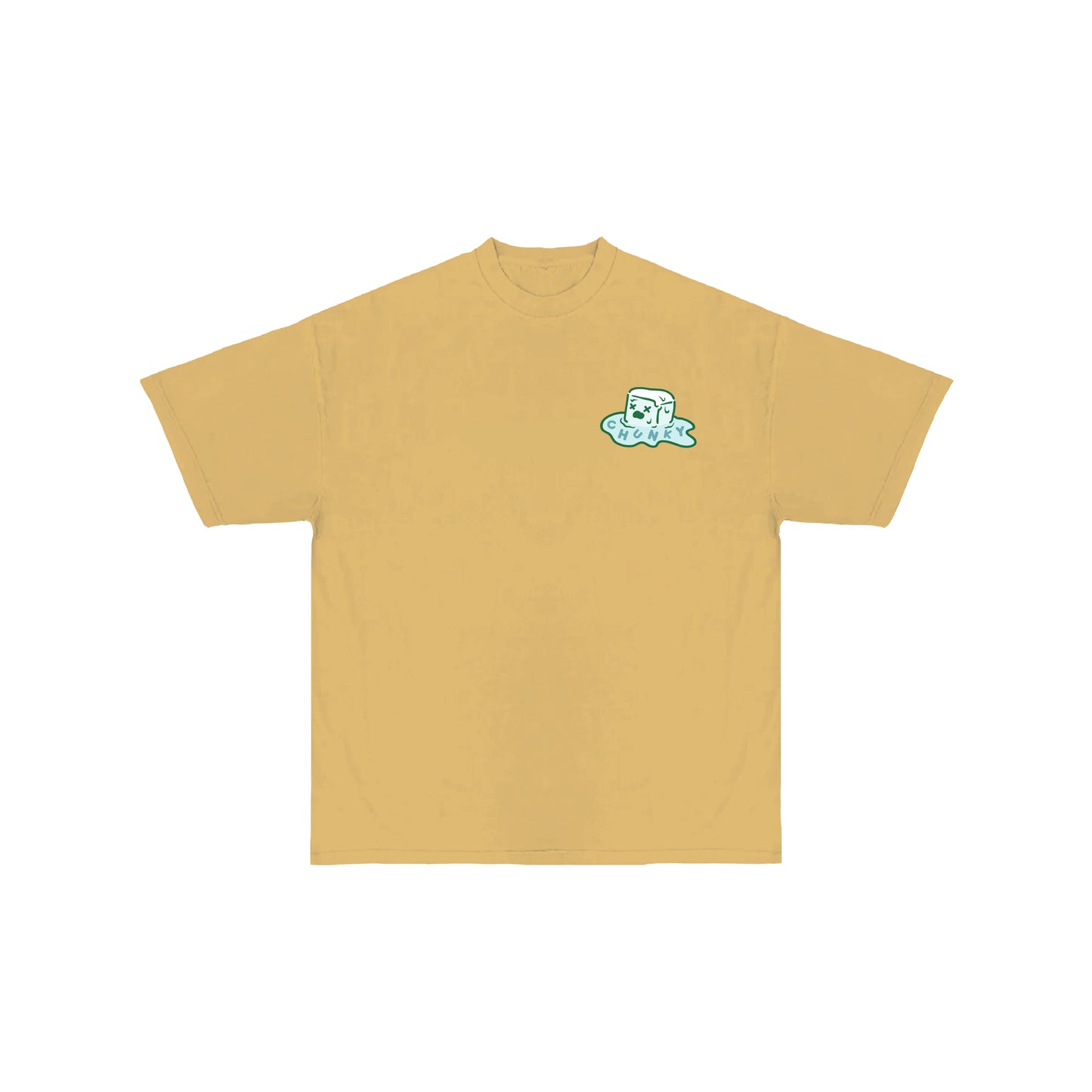 Chunky FCK Ice T-Shirt - Mustard