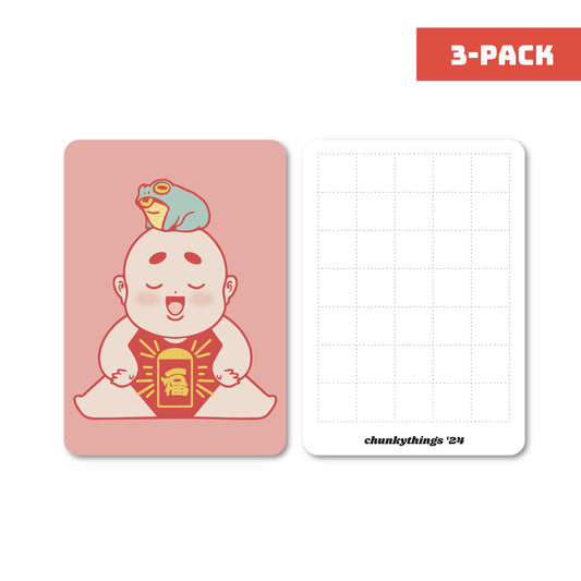 Chunky Baby Card Insert 3-pack