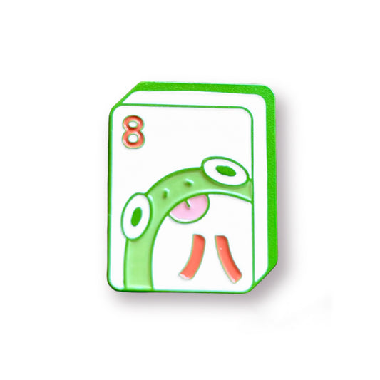 Chunky Frog Mahjong Pin
