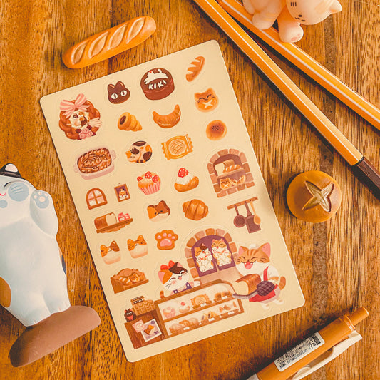 Kiki Bakery Sticker Sheet