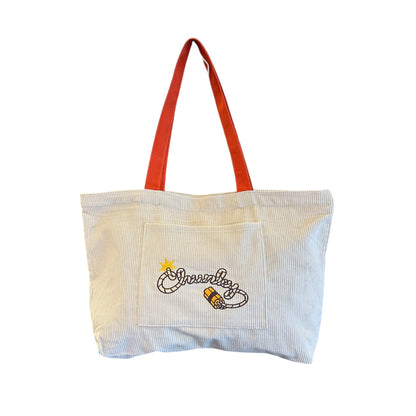 Fire Horse and Duck Ya Large Tote