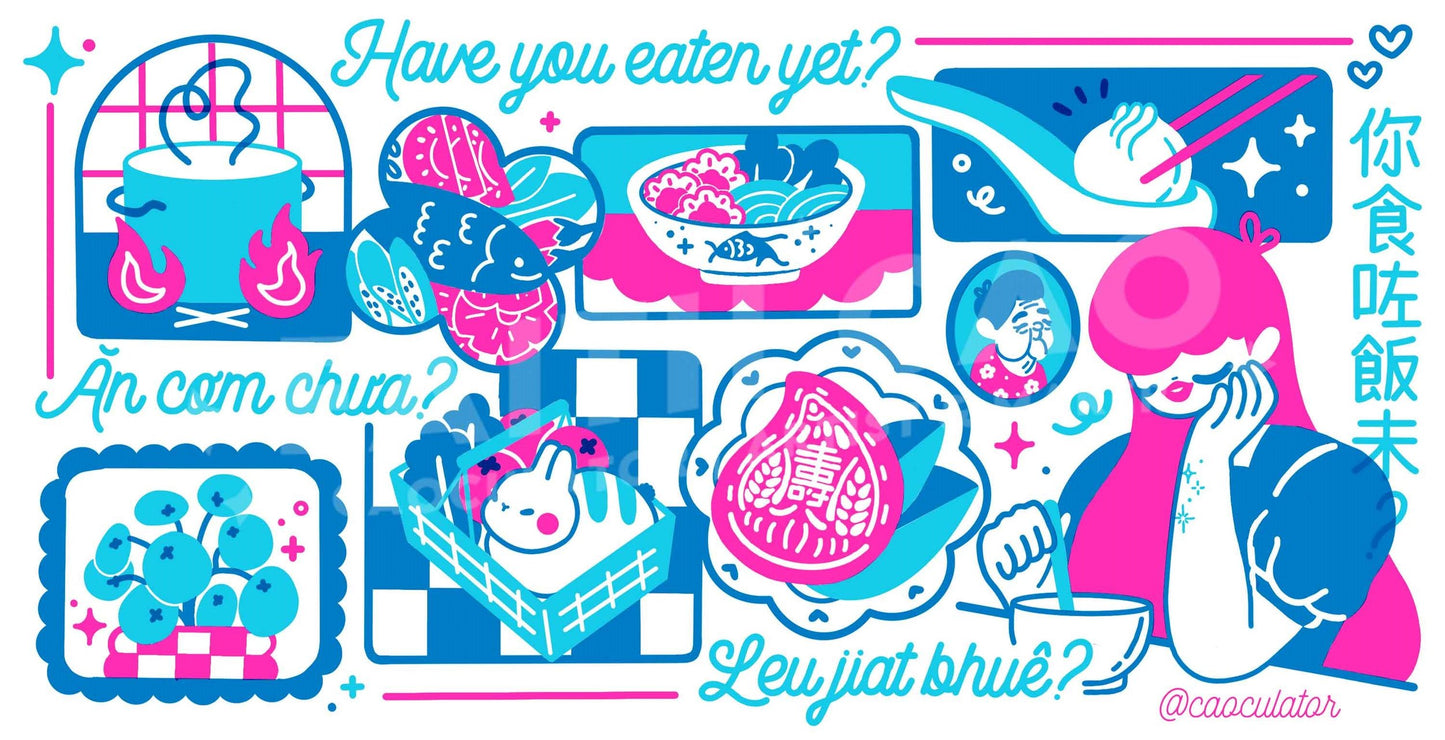 Have You Eaten Yet? Risograph