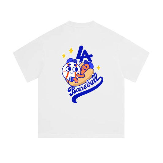 Chunkytani Meatball Mid-Cropped T-Shirt - White