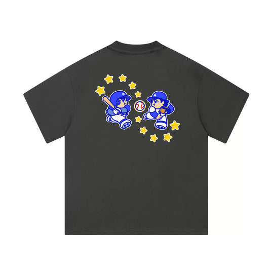 Chunkytani 2 Infinity Mid-Cropped T-Shirt - Dark Grey
