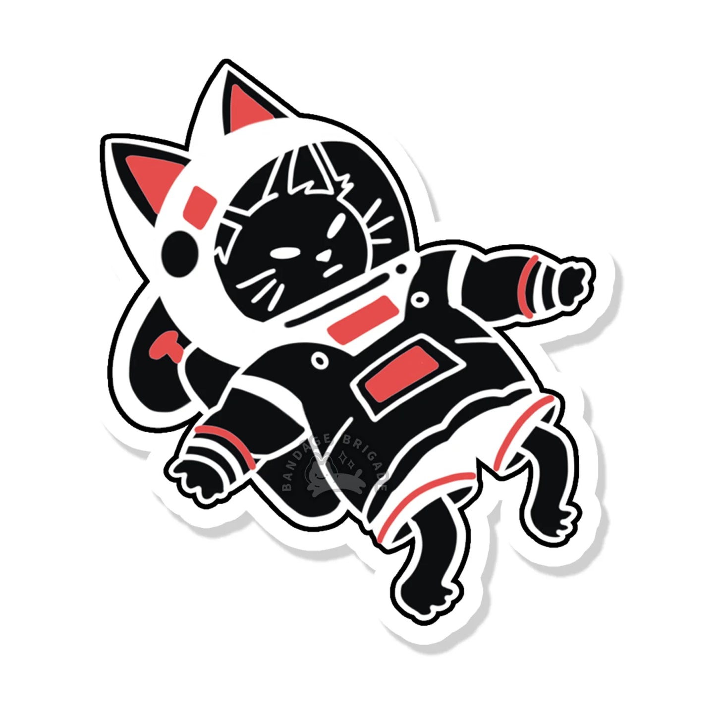 Nautical Cat Sticker