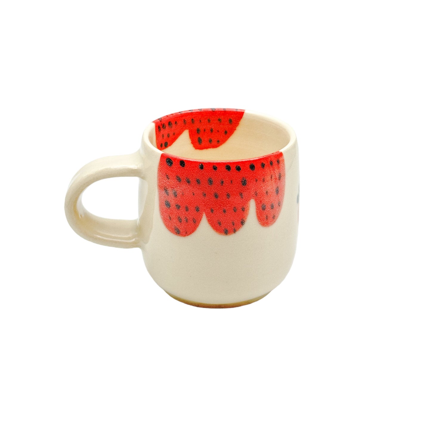 Large Strawberries Ceramic Mug