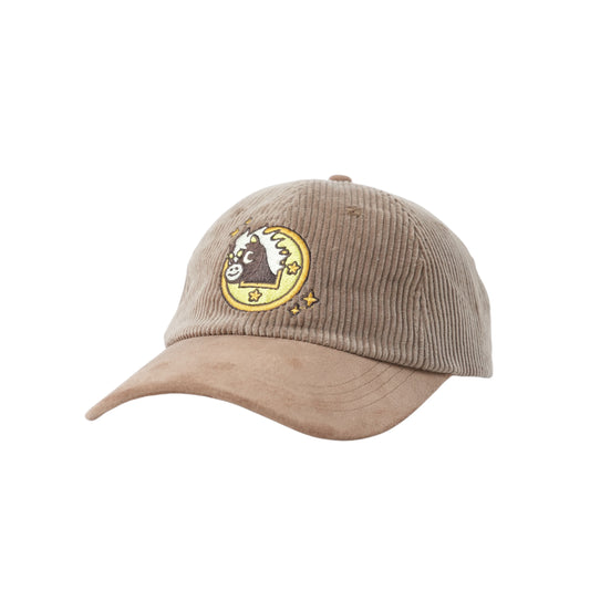 Lucky Coin Horse Corduroy Suede Hat