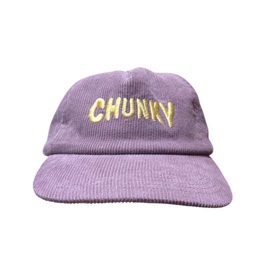 Chunky is Good Purple Corduroy Hat
