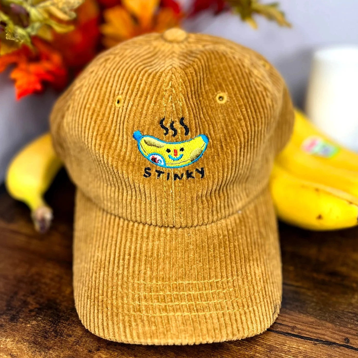 Stinky Banana Corduroy Hat