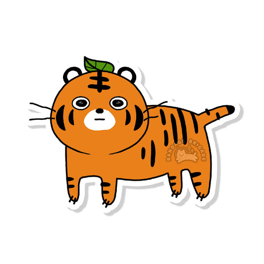 Tiger That Says 'I Love You' Sticker