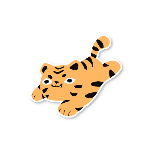 Baby Zodiac Animal Sticker - Tiger