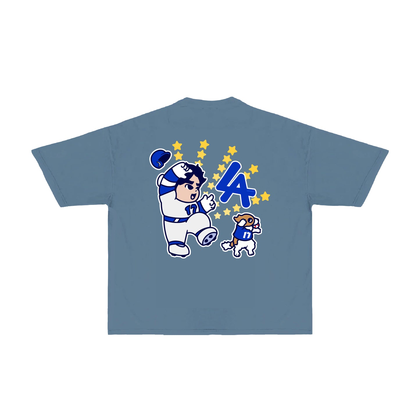 Chunkytani Champion T-Shirt - Denim Blue