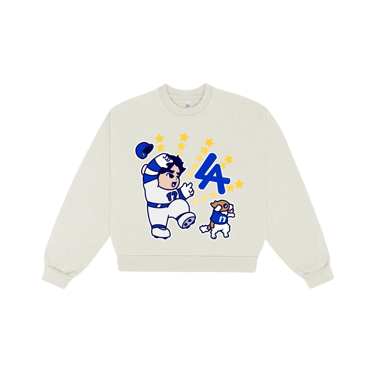 Chunkytani Champion Cropped Mock Neck Sweater - Off-White