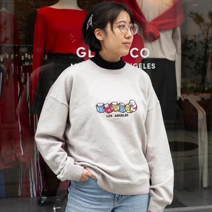 glee + Co x Chunky Crewneck Sweater - Cream