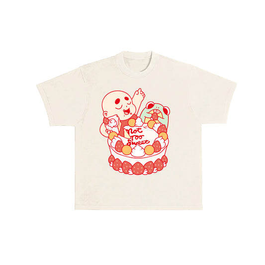 Not Too Sweet v2 T-Shirt - Cream