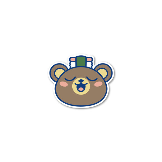 Musubear Head Sticker