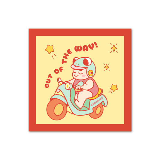Chunky Baby Scooter Print