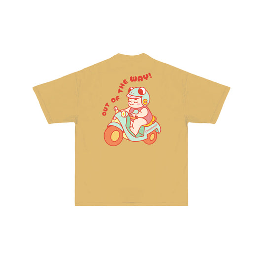 Chunky 4 Year Anniversary Scooter Baby T-Shirt - Spicy Mustard