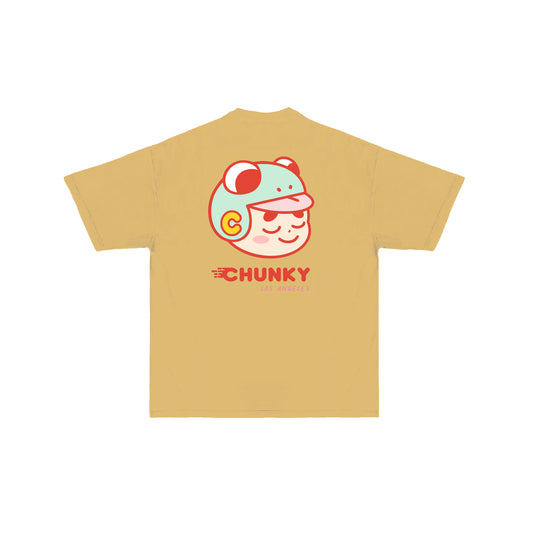 Chunky 4 Year Anniversary Baby T-Shirt - Spicy Mustard
