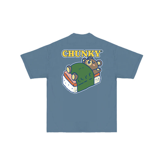 Chunky Musubear T-Shirt - Denim Blue